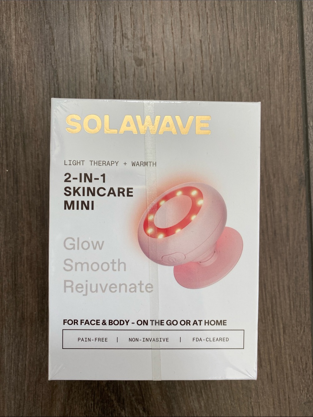 Solawave 2-in-1 Skincare Mini Device - Pink